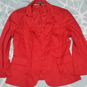 Express Red Blazer